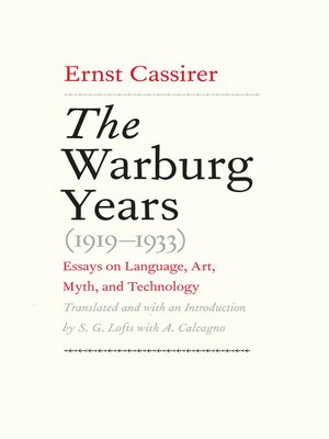 cover image of The Warburg Years (1919-1933)